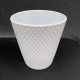 Orchid Pot -  Textured Ceramic (White)